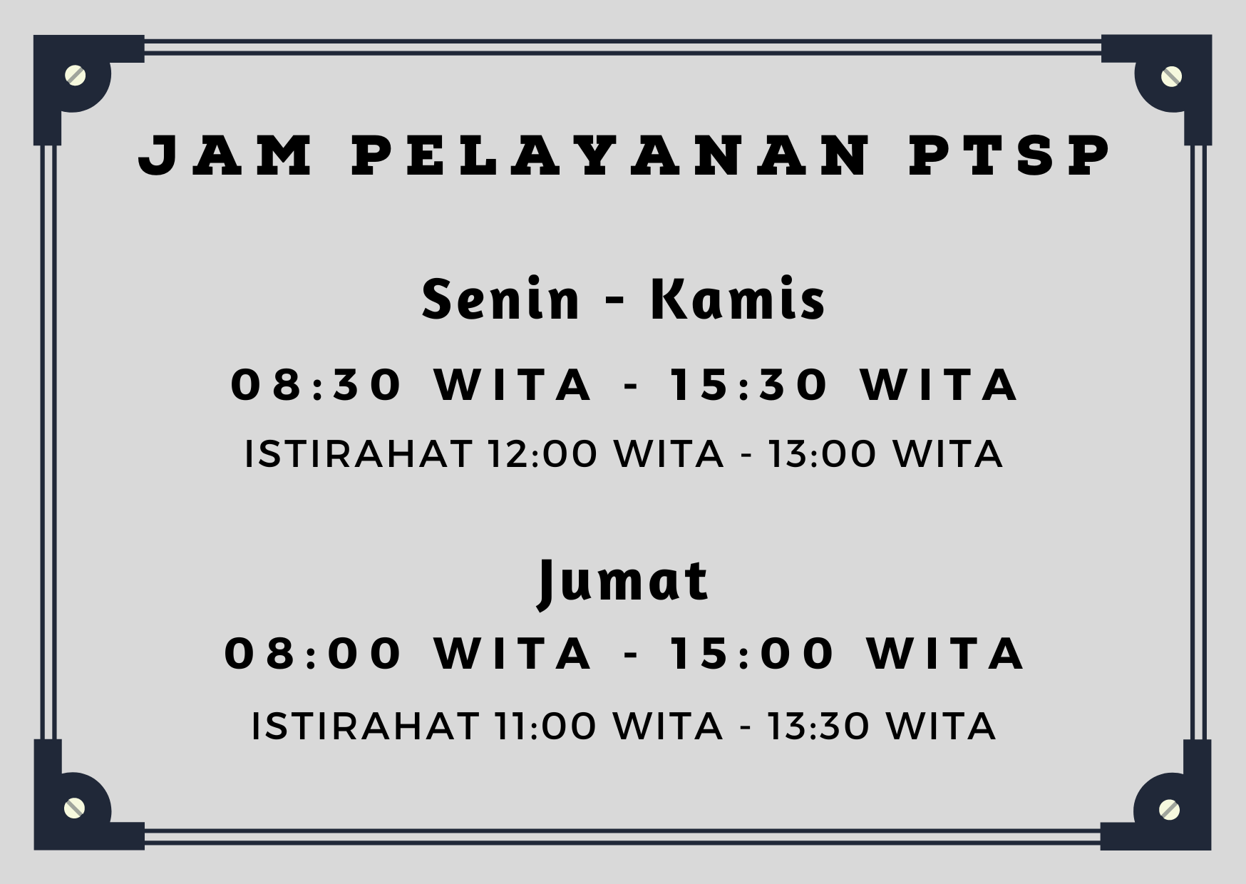 jam pelayanan